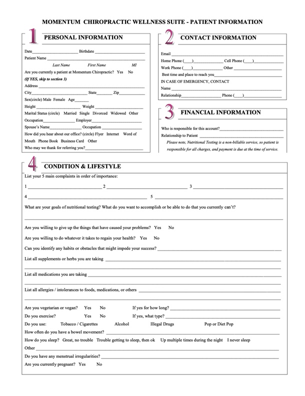 Nutritional Testing PDF